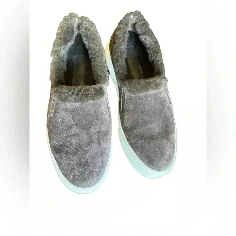 M. GEMI The Cerchio Shearling Sneakers Slip-On
